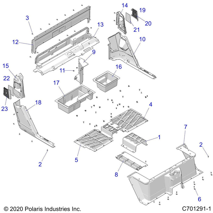 Tray-Routing,Crew,Blk by Polaris