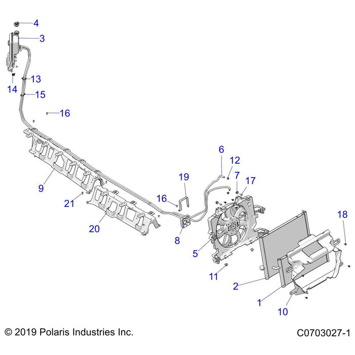 Tray-Routing,Front,Blk,Mp by Polaris