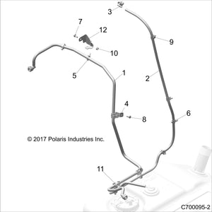 Tray-Routing,Rear Closeoff by Polaris 5454233 OEM Hardware P5454233 Off Road Express