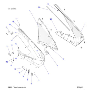 Trim-Door by Polaris 5417931 OEM Hardware P5417931 Off Road Express