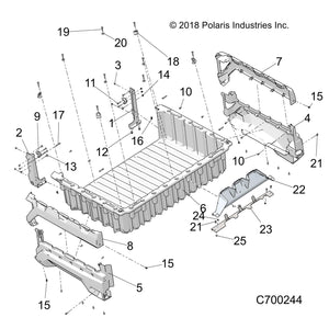 Trim Panel, Left by Polaris 5454106-464 OEM Hardware P5454106-464 Off Road Express