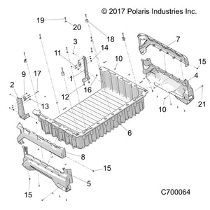 Trim Panel, Left, Mt Titanium M by Polaris 5454106-632 OEM Hardware P5454106-632 Off Road Express