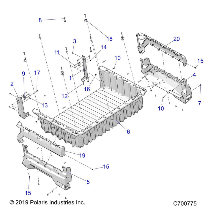 Trim Panel, Left Side, Pearl Wh by Polaris