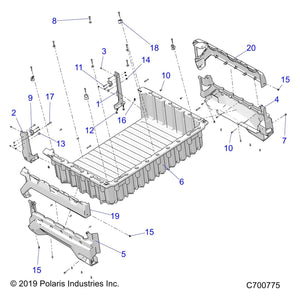 Trim Panel, Right Hand, Pearl W by Polaris 5454107-566 OEM Hardware P5454107-566 Off Road Express