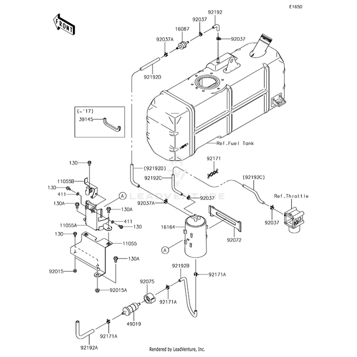 Trim-Seal,L=110 by Kawasaki