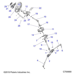 Trim-Steer Whl,Xp,M.Ttnm Met by Polaris 5456614-632 OEM Hardware P5456614-632 Off Road Express