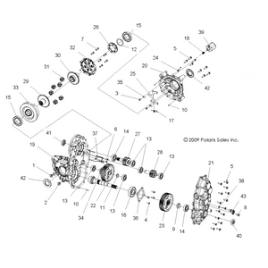 Triple Lip Seal, 24 X 47 X 8 by Polaris 3235110 OEM Hardware P3235110 Off Road Express