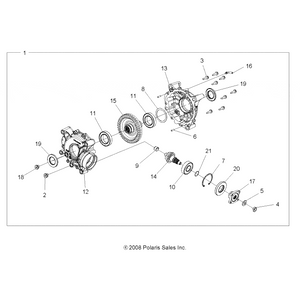 Triple Lip Seal, 40 X 70 X 7 by Polaris 3234793 OEM Hardware P3234793 Off Road Express