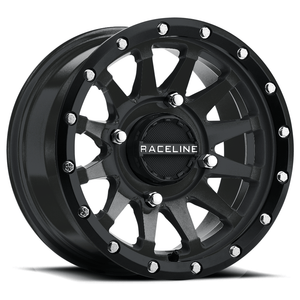 Trophy Wheel 14X7 4/137 5+2 (+10MM) Black by Raceline A95B-47037+10 Beadlock Wheel 570-1691 Western Powersports Drop Ship