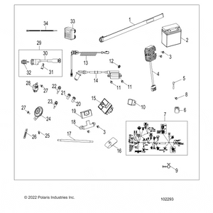 Trouble Indicator by Polaris 455023 OEM Hardware P455023 Off Road Express