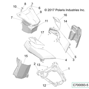 Tub Seal, Front by Polaris 5416294 OEM Hardware P5416294 Off Road Express