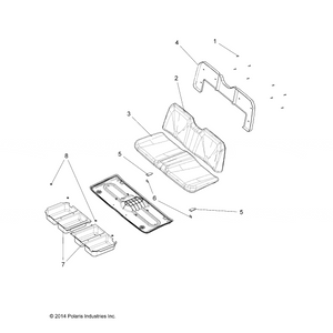 Tub-Storage, Ranger Ev by Polaris 5438720 OEM Hardware P5438720 Off Road Express