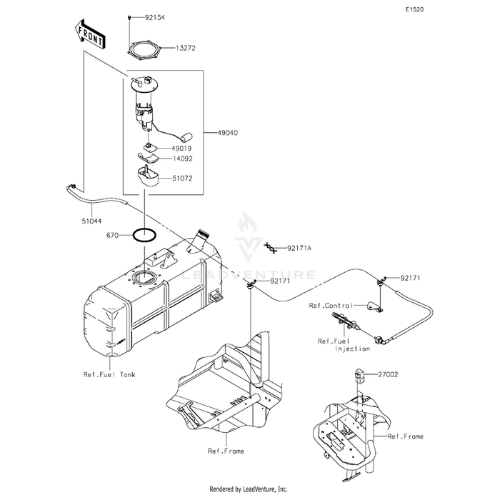 Tube-Assembly,Fuel by Kawasaki