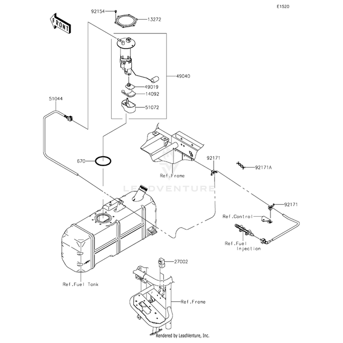 Tube-Assembly,Fuel by Kawasaki