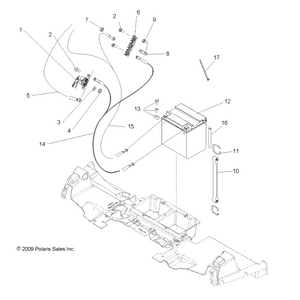 Tube,Batt.Vent,400 Mm by Polaris 5433681 OEM Hardware P5433681 Off Road Express