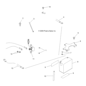 Tube,Battery Vent,88 Cm by Polaris 5433156 OEM Hardware P5433156 Off Road Express