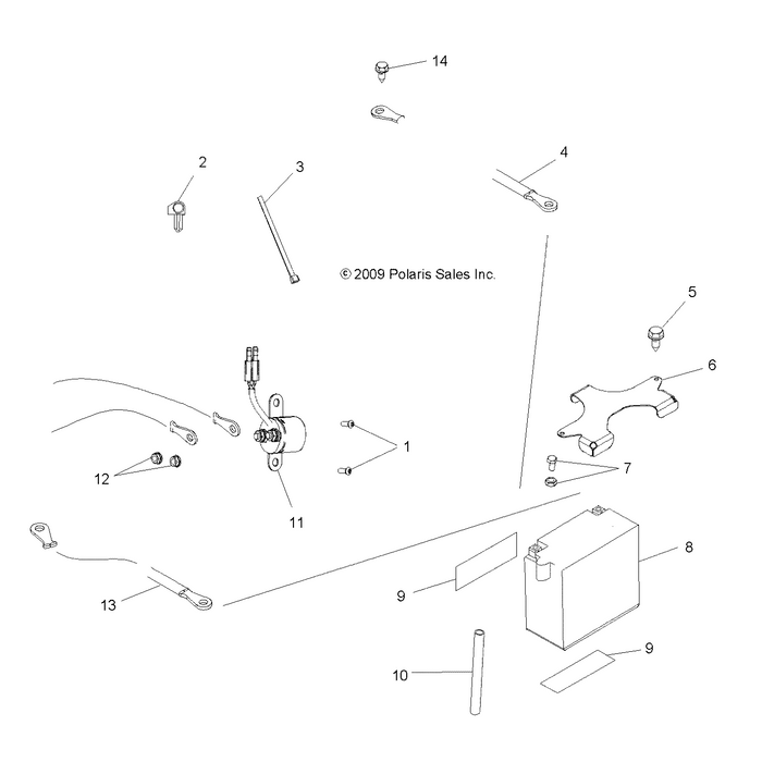 Tube,Battery Vent,88 Cm by Polaris