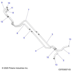 Tube-Coolant,In,1.25 ,Rear by Polaris 5143135 OEM Hardware P5143135 Off Road Express