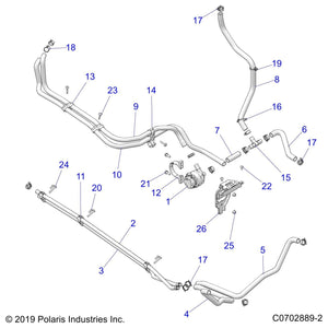 Tube-Coolant,Lt Lower by Polaris 5143253 OEM Hardware P5143253 Off Road Express