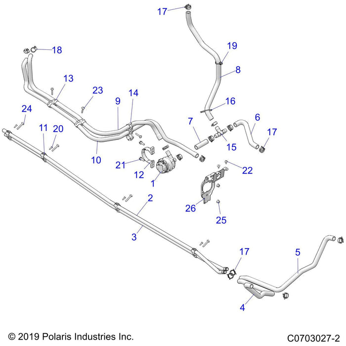 Tube-Coolant,Lt Lower,Mp by Polaris