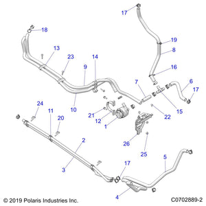 Tube-Coolant,Lt Upper by Polaris 5141928 OEM Hardware P5141928 Off Road Express