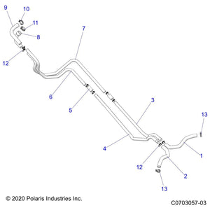 Tube-Coolant,Out,Rear,1.25 by Polaris 5143367 OEM Hardware P5143367 Off Road Express