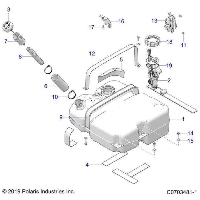 Tube-Fuel Fill,Inner by Polaris