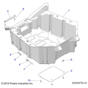 Tube-Handle,Box,Blk by Polaris 5341536-458 OEM Hardware P5341536-458 Off Road Express