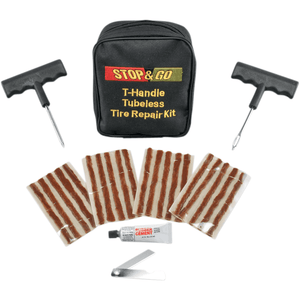 Tubeless T-Handle Tire Repair Kit By Stop & Go International 1020 Tire Plug 0364-0032 Parts Unlimited