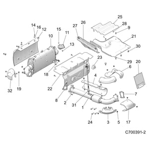 Turbo Head Shield Outlet by Polaris 5266199 OEM Hardware P5266199 Off Road Express