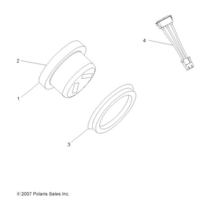 Turn Indicator by Polaris 4011464 OEM Hardware P4011464 Off Road Express