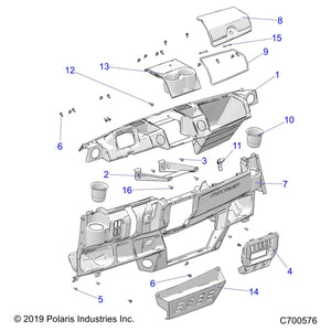 Turn Latch Cam, 1/4 by Polaris 7081425 OEM Hardware P7081425 Off Road Express