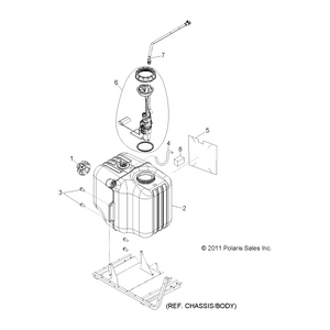 Twin Fuel Line Assembly, Formed by Polaris 2521153 OEM Hardware P2521153 Off Road Express