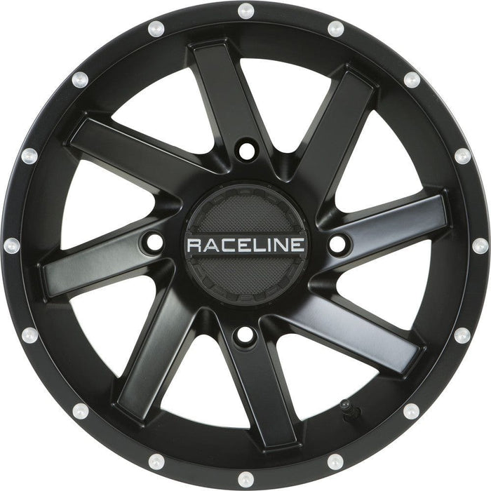 Twist Wheel Kit w/ Mud Terrain Tire 14X7 4/156 4+3 Black by Raceline