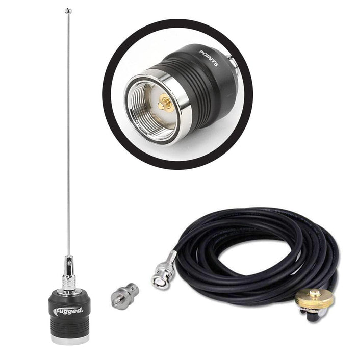 Uhf External Antenna Kit For Handheld Radios (Uhf 450 - 470 Mhz) by Rugged Radios