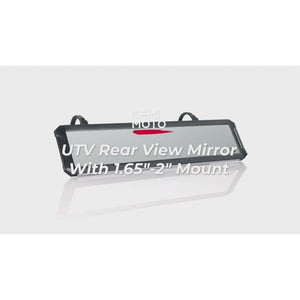 Ultra-Wide View UTV Rear View Mirror with 1.65"-2" Sturdy Gear Clamp by Kemimoto B0106-14702BK Rear View Mirror B0106-14702BK Kemimoto