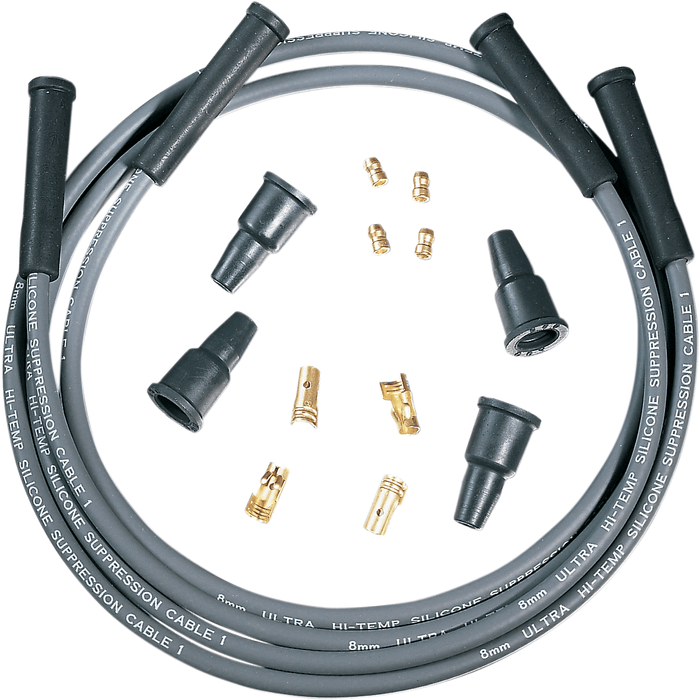 Universal 8 Mm Suppression Plug Wire Kit By Dynatek