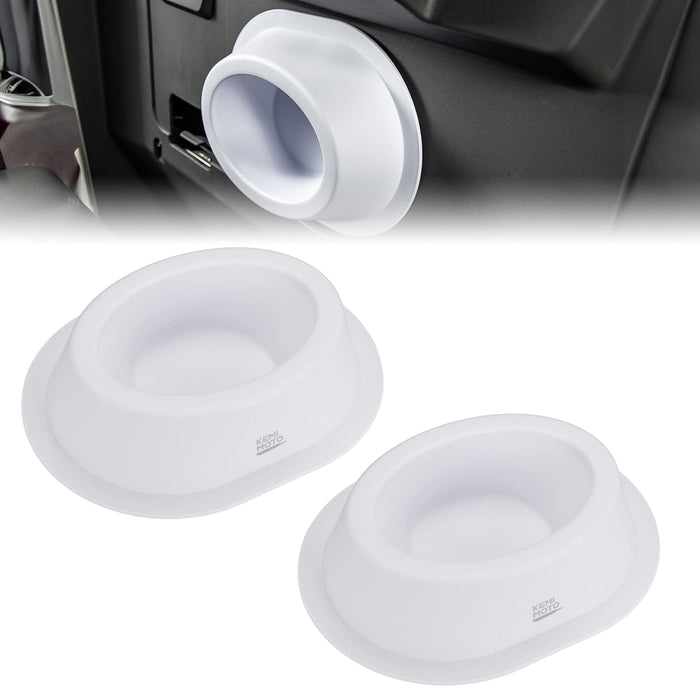 Universal Angeled Speaker Pods for 6x9 Speakers (White, 2PCS) by Kemimoto