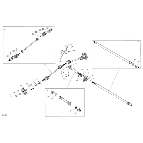 Universal Joint Assy by Can-Am