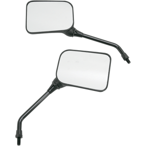 Universal Matte Black Mirrors By Emgo 20-46208 Side View Mirror 2046208 Parts Unlimited