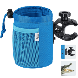 Universal Oxford Fabric Cup Holder with 0.6"-1.5" Alligator Clamp by Kemimoto BZH0208-02 Drink Holder BZH0208-02 Kemimoto