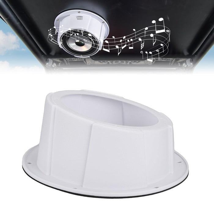 Universal Speaker Pods White for 6.5" Speakers by Kemimoto