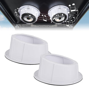 Universal Speaker Pods White for 6.5" Speakers by Kemimoto B0117-02001WH Pod / Cage Speaker B0117-02001WH Kemimoto