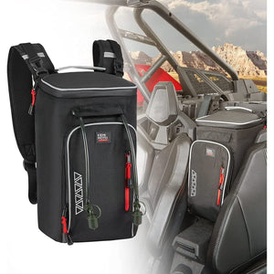 Updated Center Shoulder Console Bag W/Cooler Bag for Polaris/Can-Am by Kemimoto B0113-10501BK Center Console Bag B0113-10501BK Kemimoto