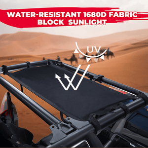 Upgrade Ceiling Cargo Net Pockets for Polaris RZR XP 1000/ PRO XP by Kemimoto B0113-13401BK Cargo Net B0113-13401BK Kemimoto