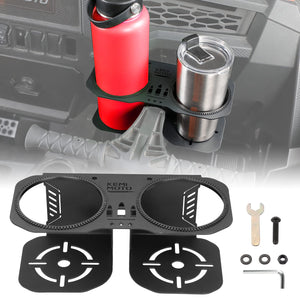 Upgrade Stable Garb Bar Cup Holder for Polaris RZR XP by Kemimoto B0113-13801BK Drink Holder B0113-13801BK Kemimoto