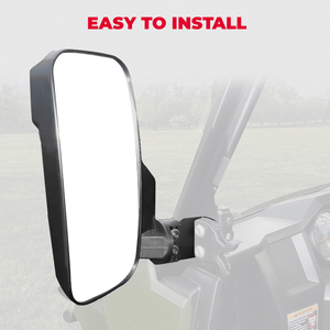 Upgraded 1.75"-2" Side Mirrors for Polaris Ranger with Pro-fit roll bar cage by Kemimoto FTVMI031 Side View Mirror FTVMI031 Kemimoto