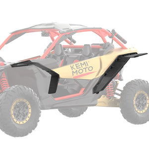 Upgraded Extended Fender Flares for Can-Am Maverick X3 / X3 Max by Kemimoto B0103-00202BK Fender Flare B0103-00202BK Kemimoto