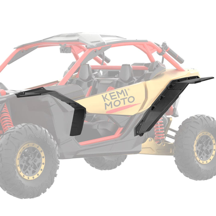 Upgraded Extended Fender Flares for Can-Am Maverick X3 / X3 Max by Kemimoto