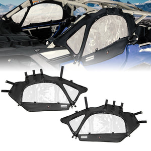 Upgraded Soft Cab Enclosure Upper Doors for Can-Am Maverick X3 by Kemimoto B0110-13701BK Upper Door B0110-13701BK Kemimoto